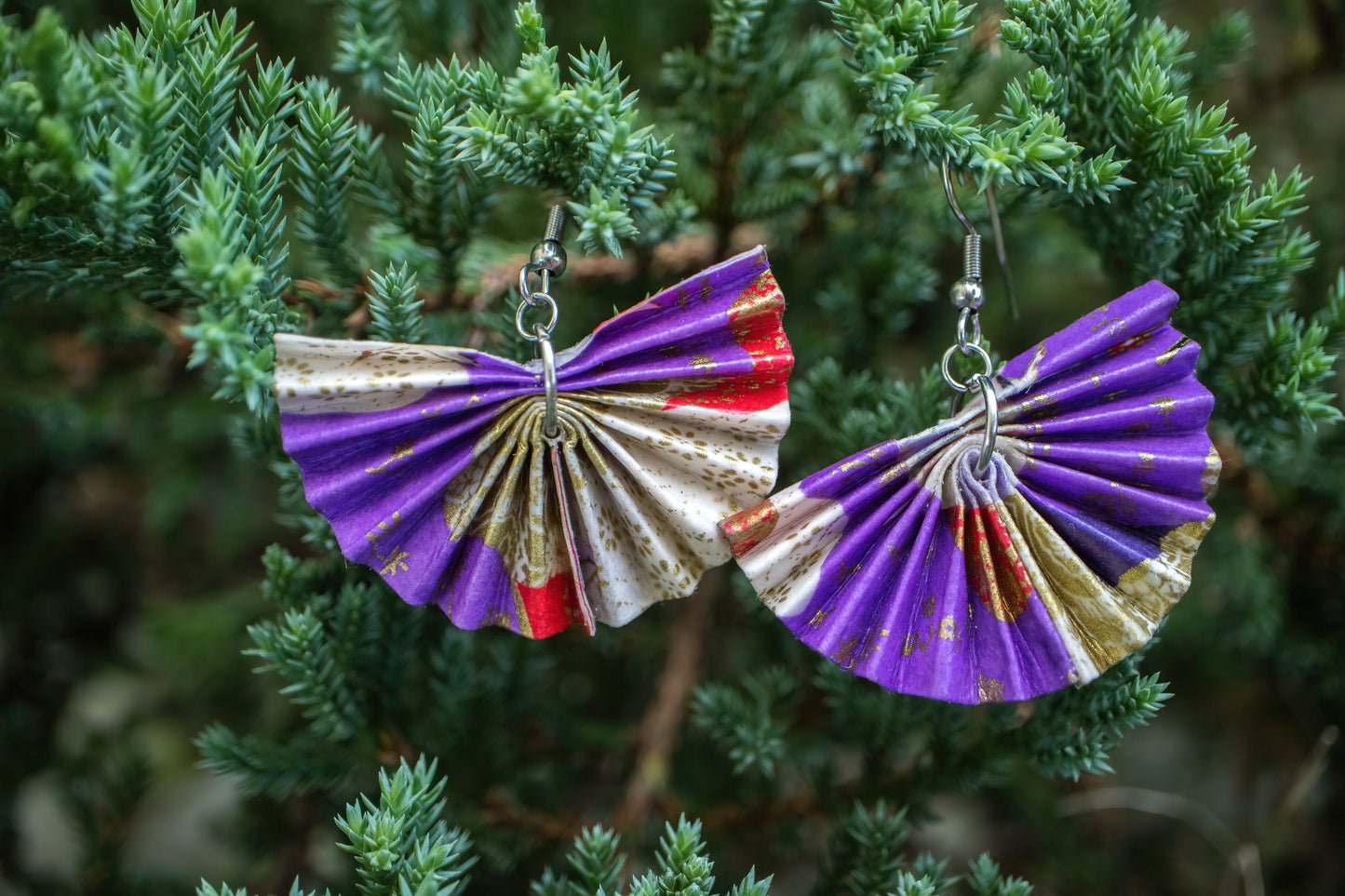 Fan Origami Earrings