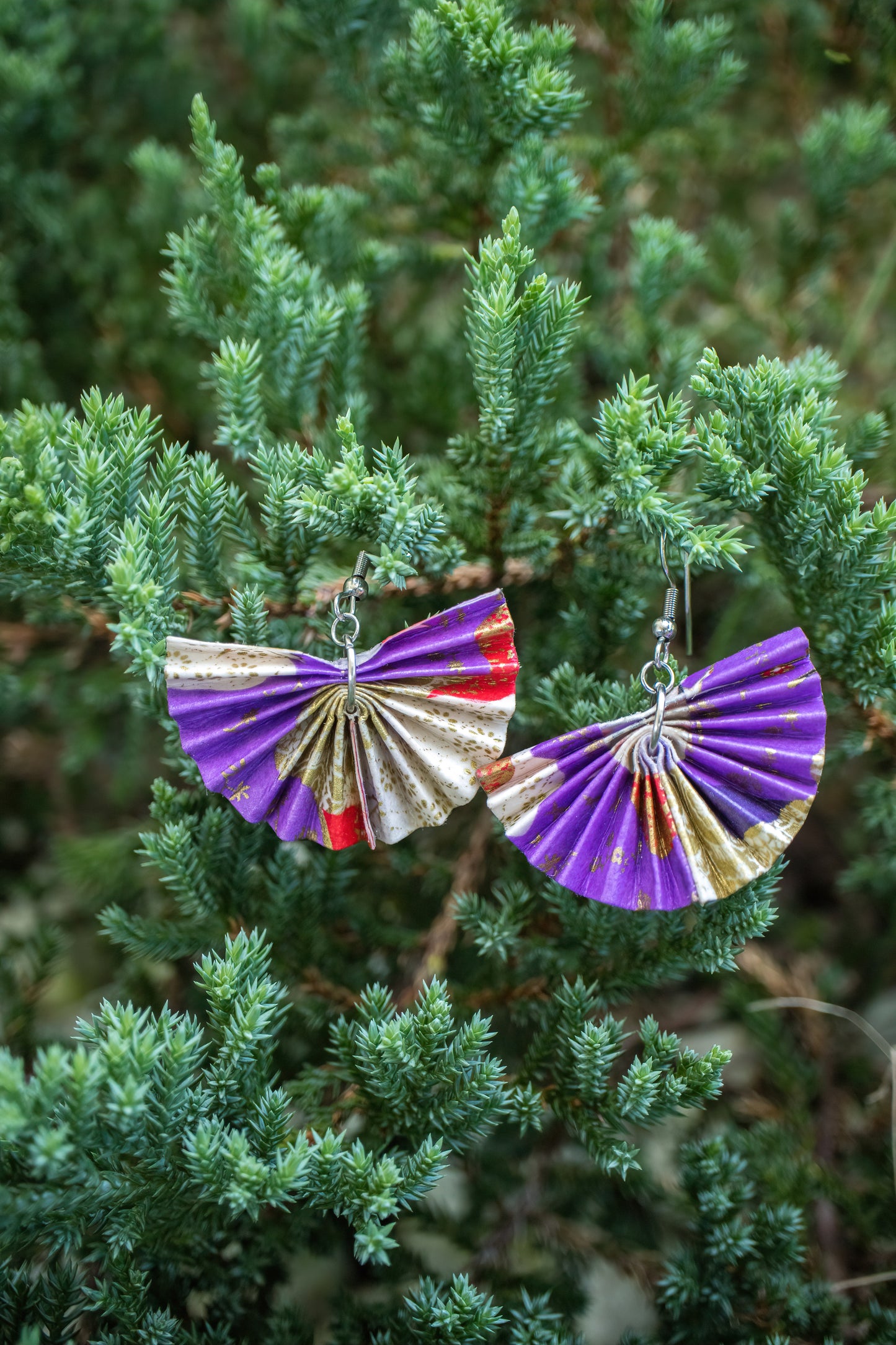 Fan Origami Earrings