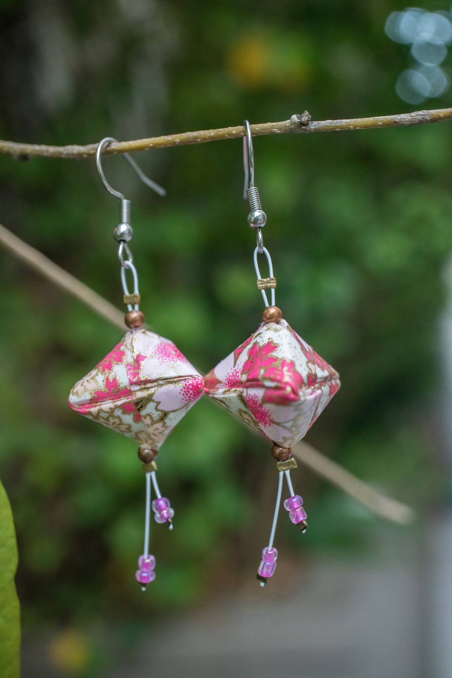 Sonobe Origami Earrings