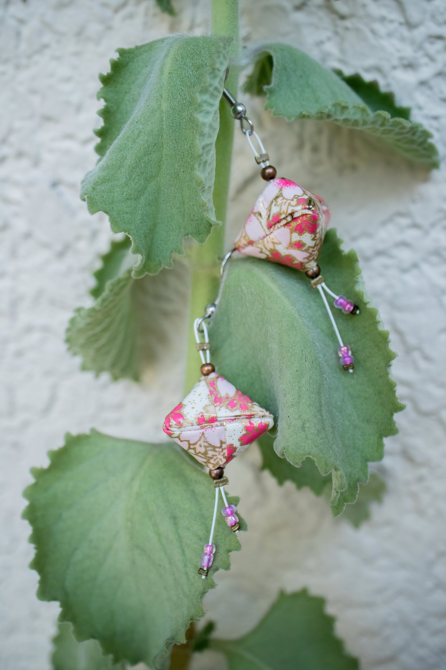 Sonobe Origami Earrings