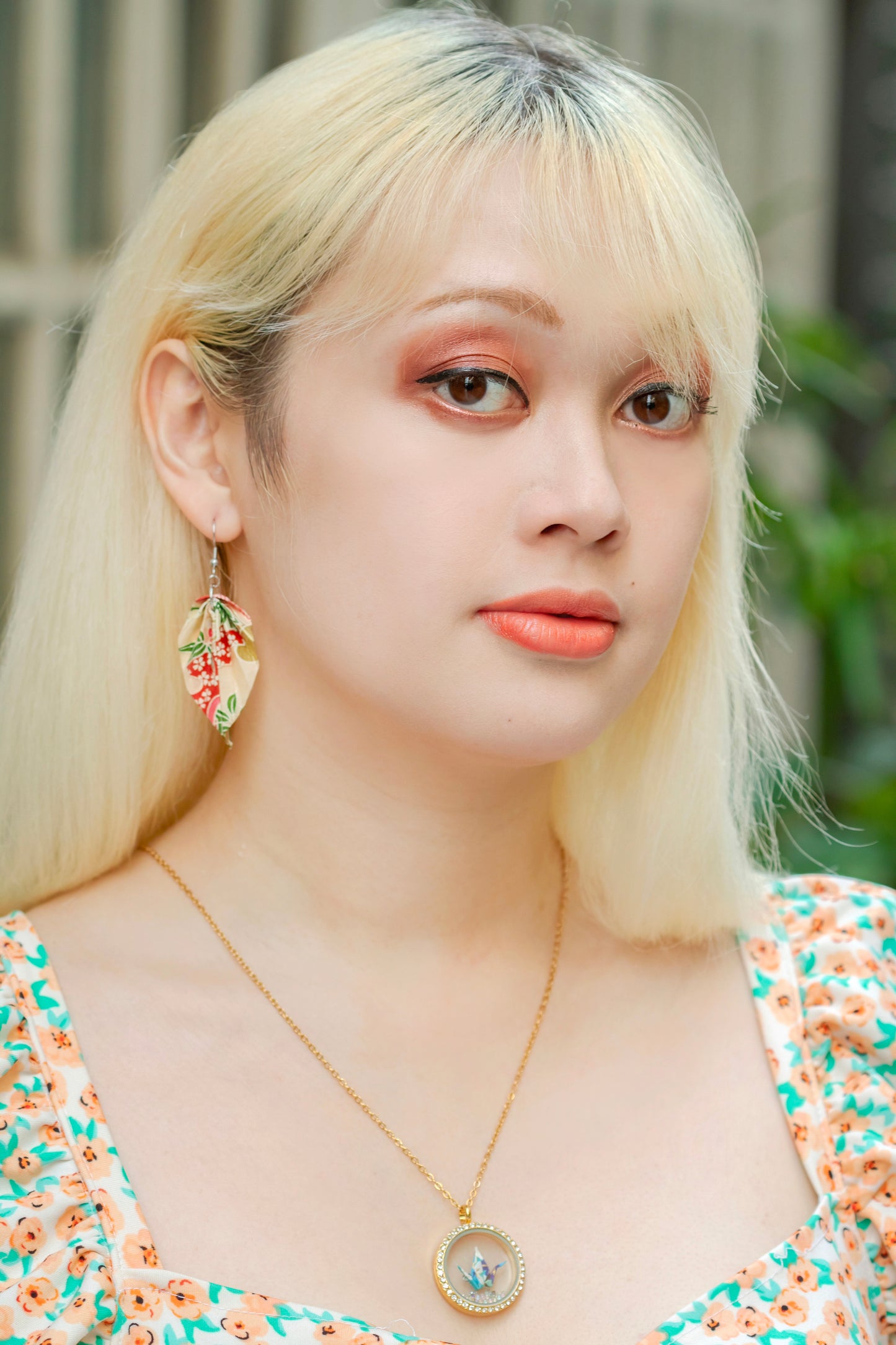 Crane Origami Necklace