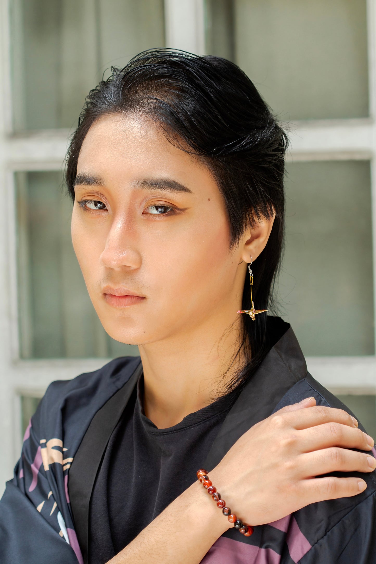 Crane Origami Earrings
