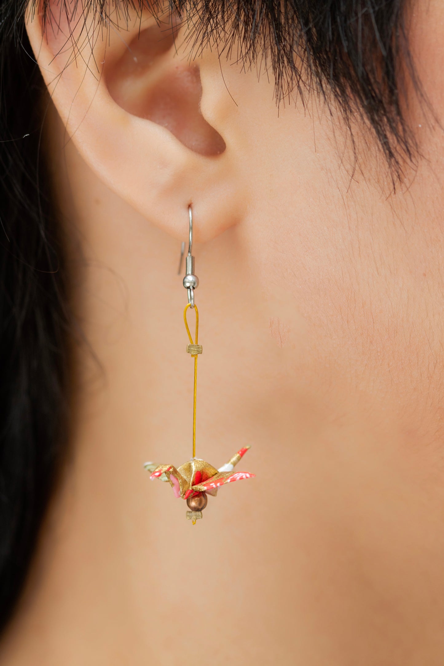 Crane Origami Earrings