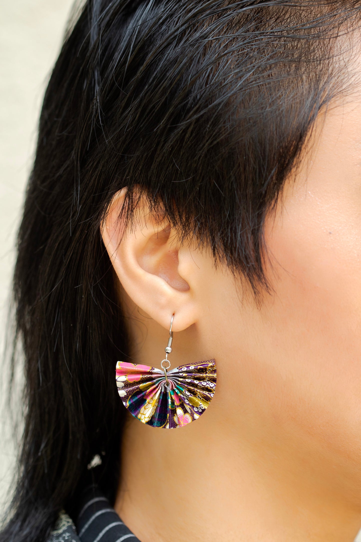 Fan Origami Earrings