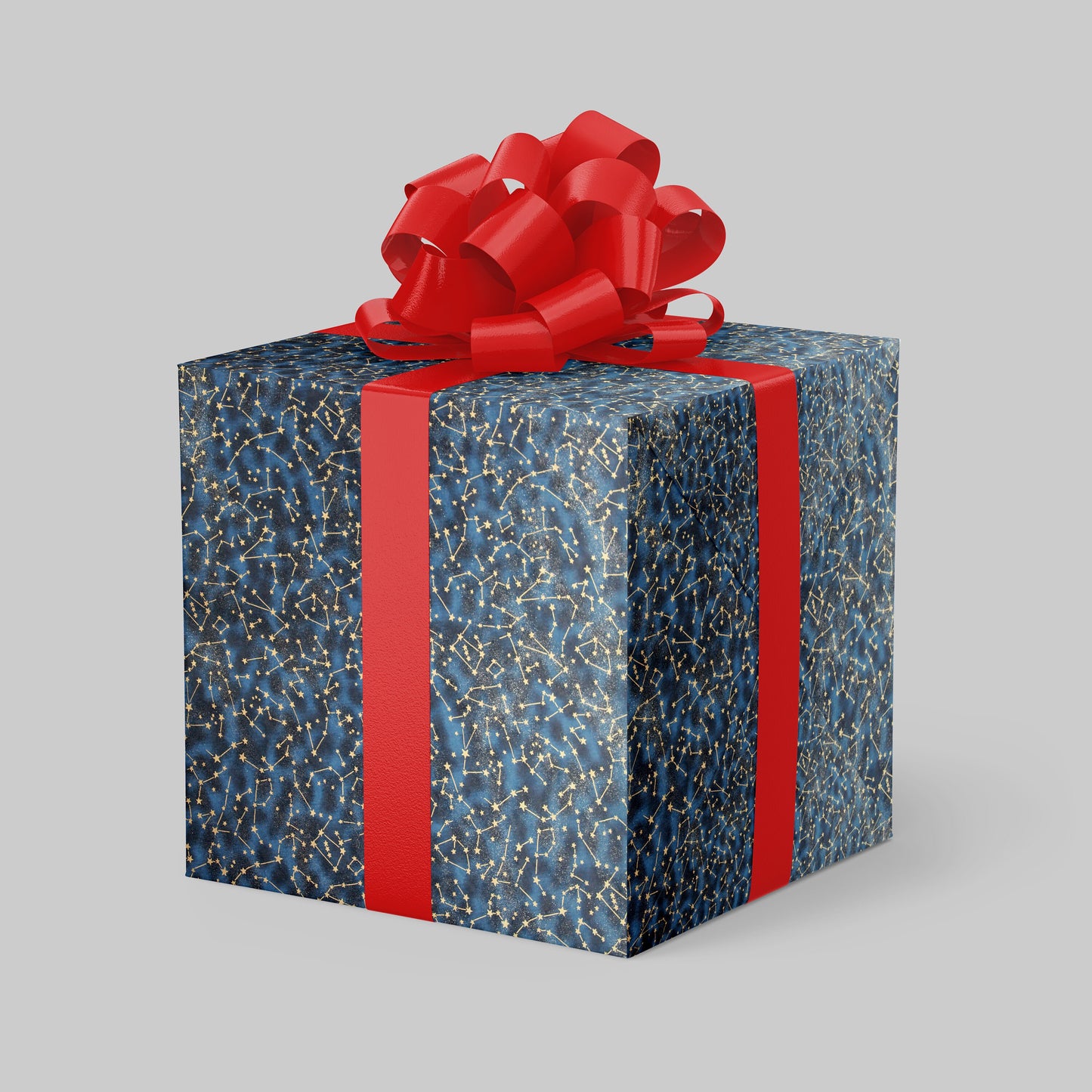 Chiyogami Japanese Paper | Folding Paper Geometric Constellation Blue Silver Gold Japanese | Supplies wrapping paper jewelry decoration design