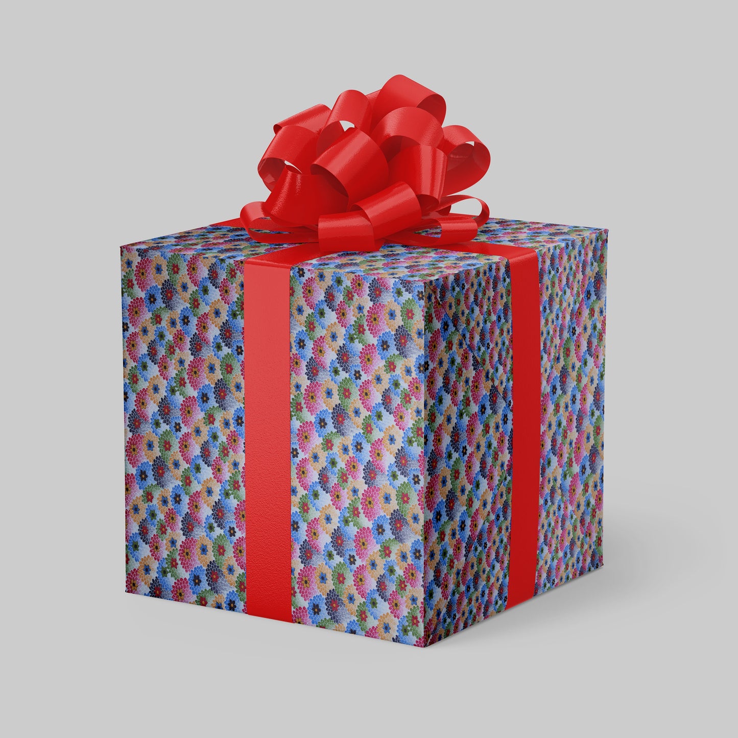 Gift Box wrapped with chiyogami paper