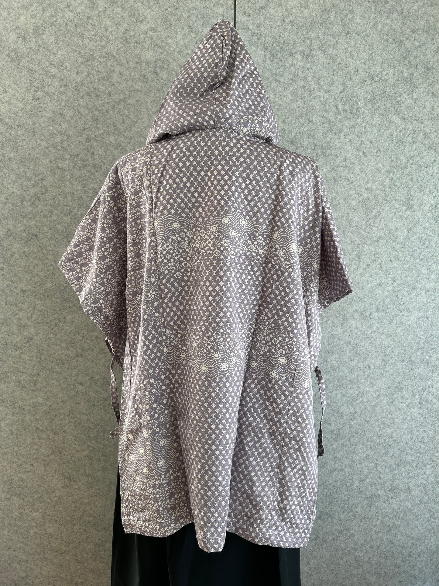 Hooded Poncho | Purple | Size 2