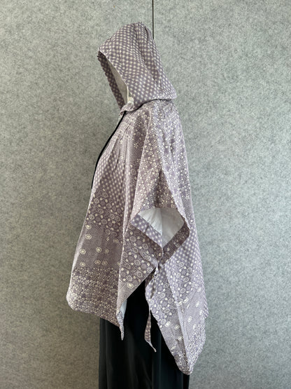 Hooded Poncho | Purple | Size 2