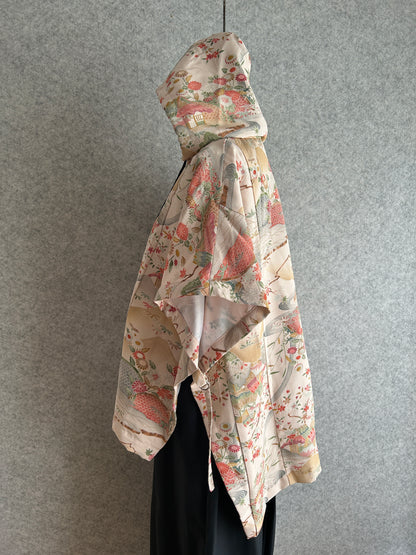 Hooded Poncho | Pink | Size 2