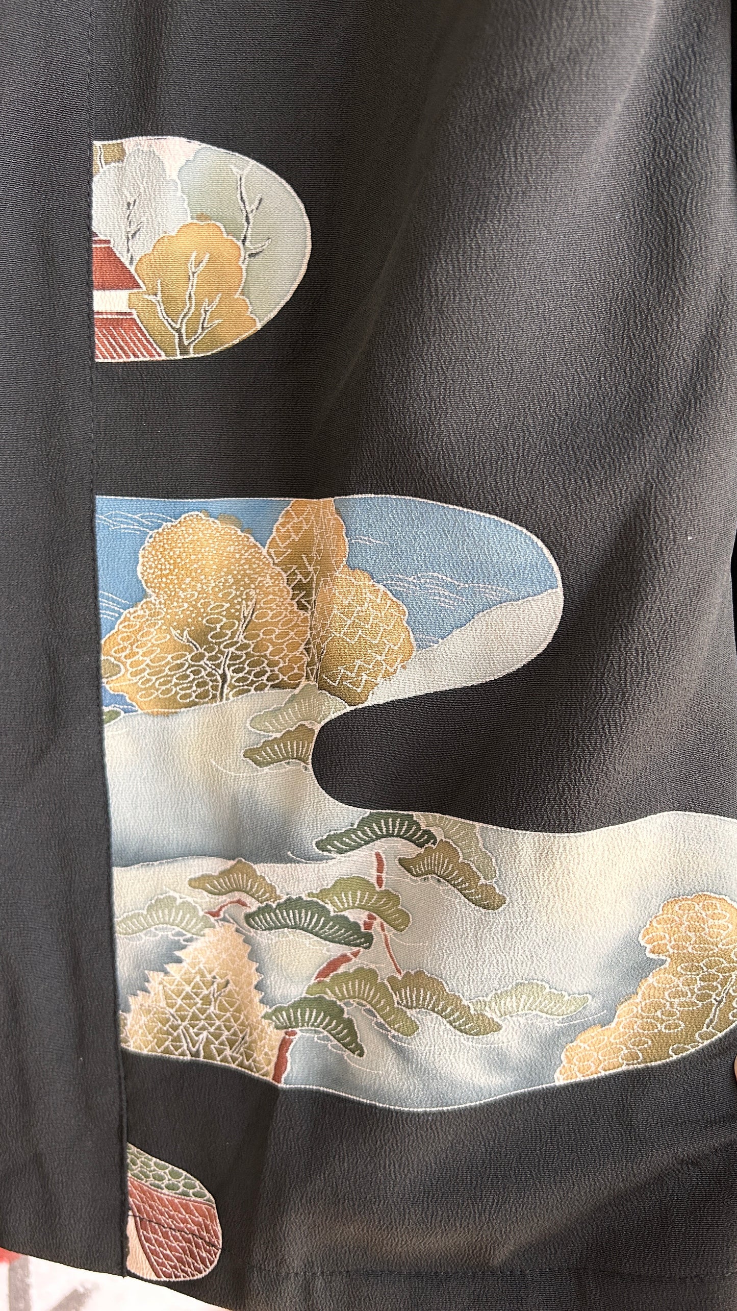 Upcycled Kimono Blazer 1T Black