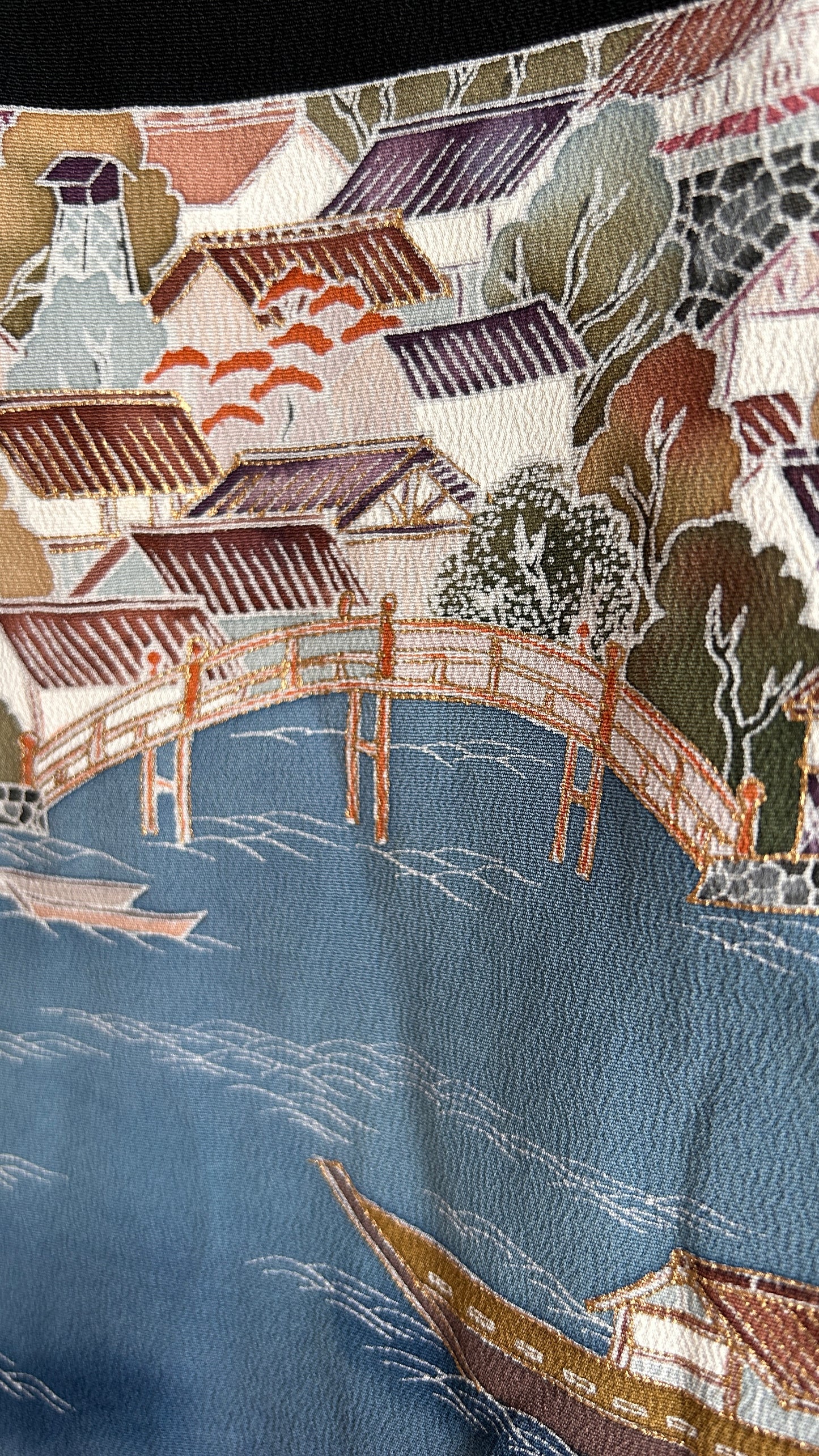 Upcycled Kimono Blazer 1T Black