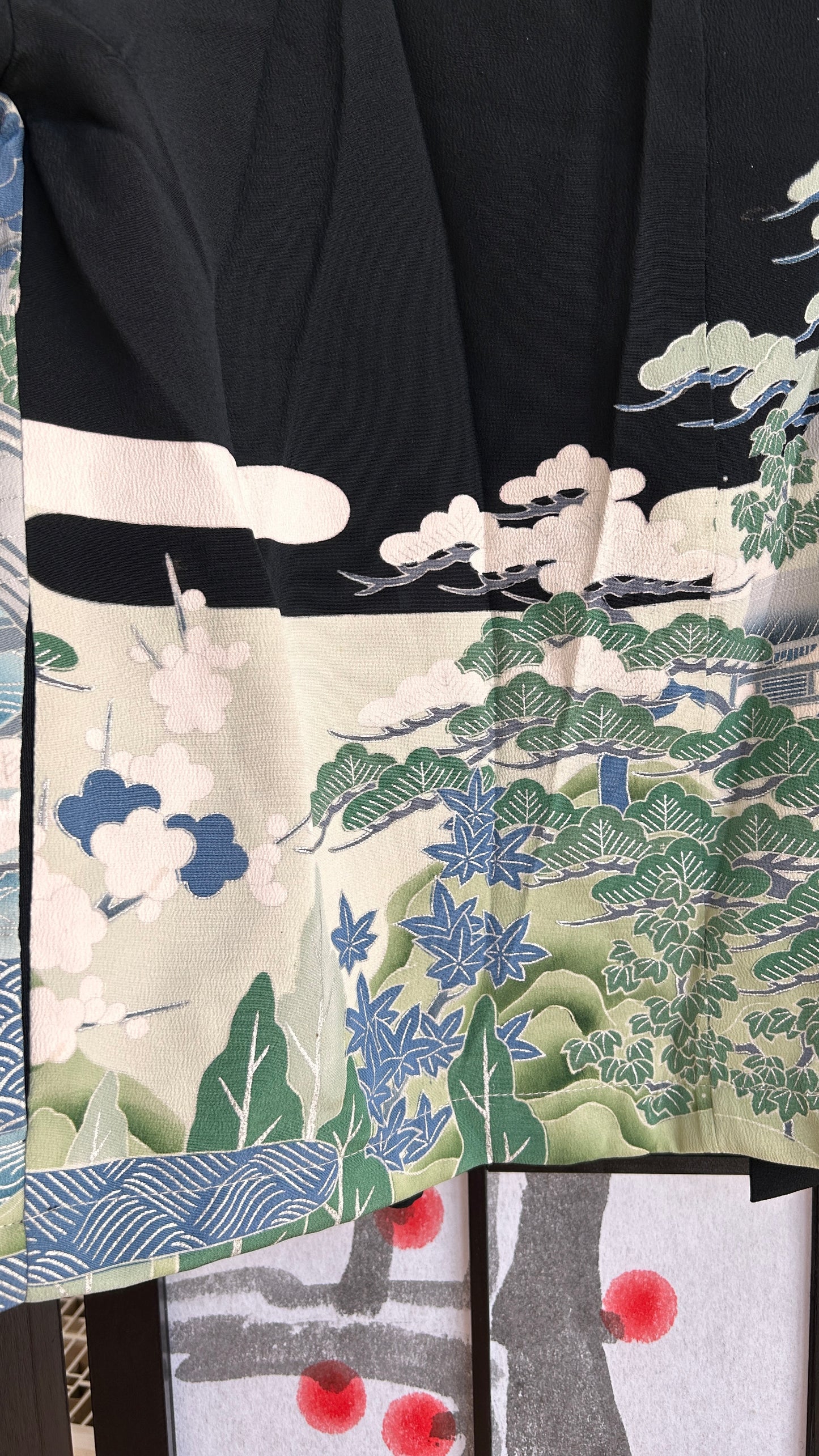 Upcycled Kimono Blazer 1T Black