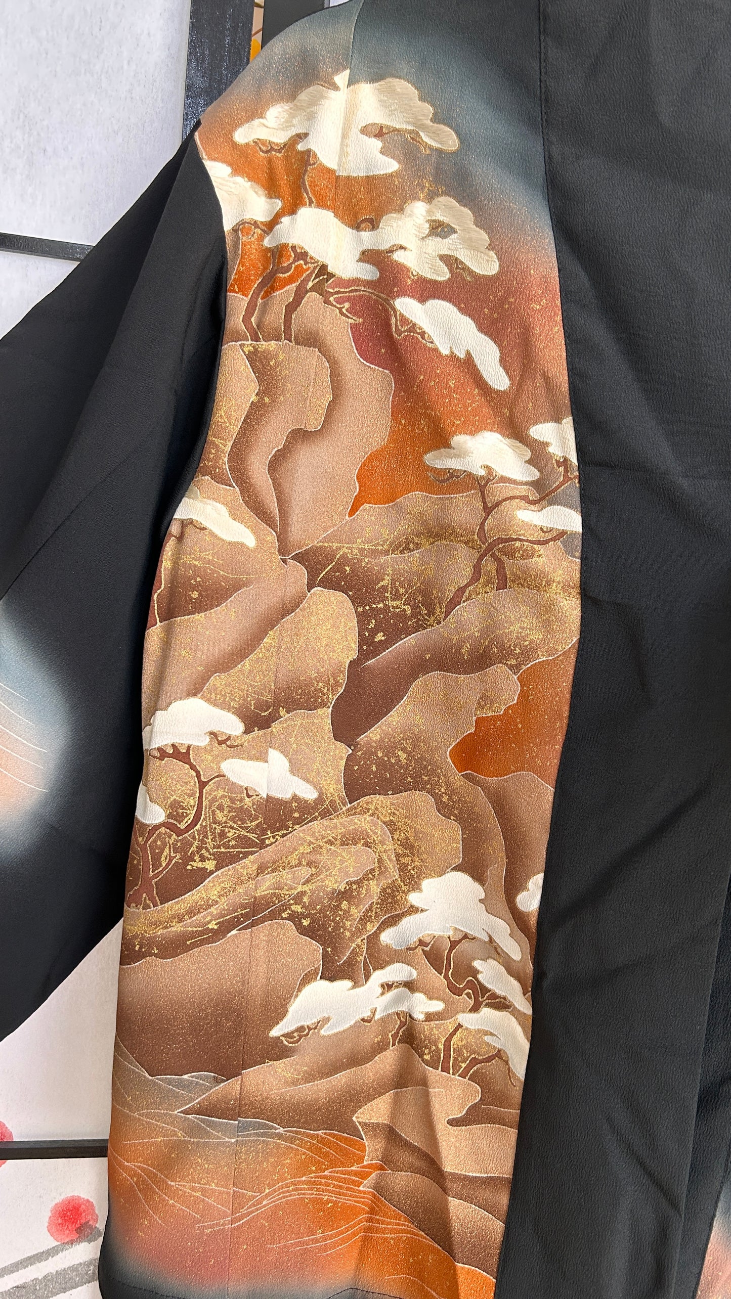 Upcycled Kimono Blazer 2T Black