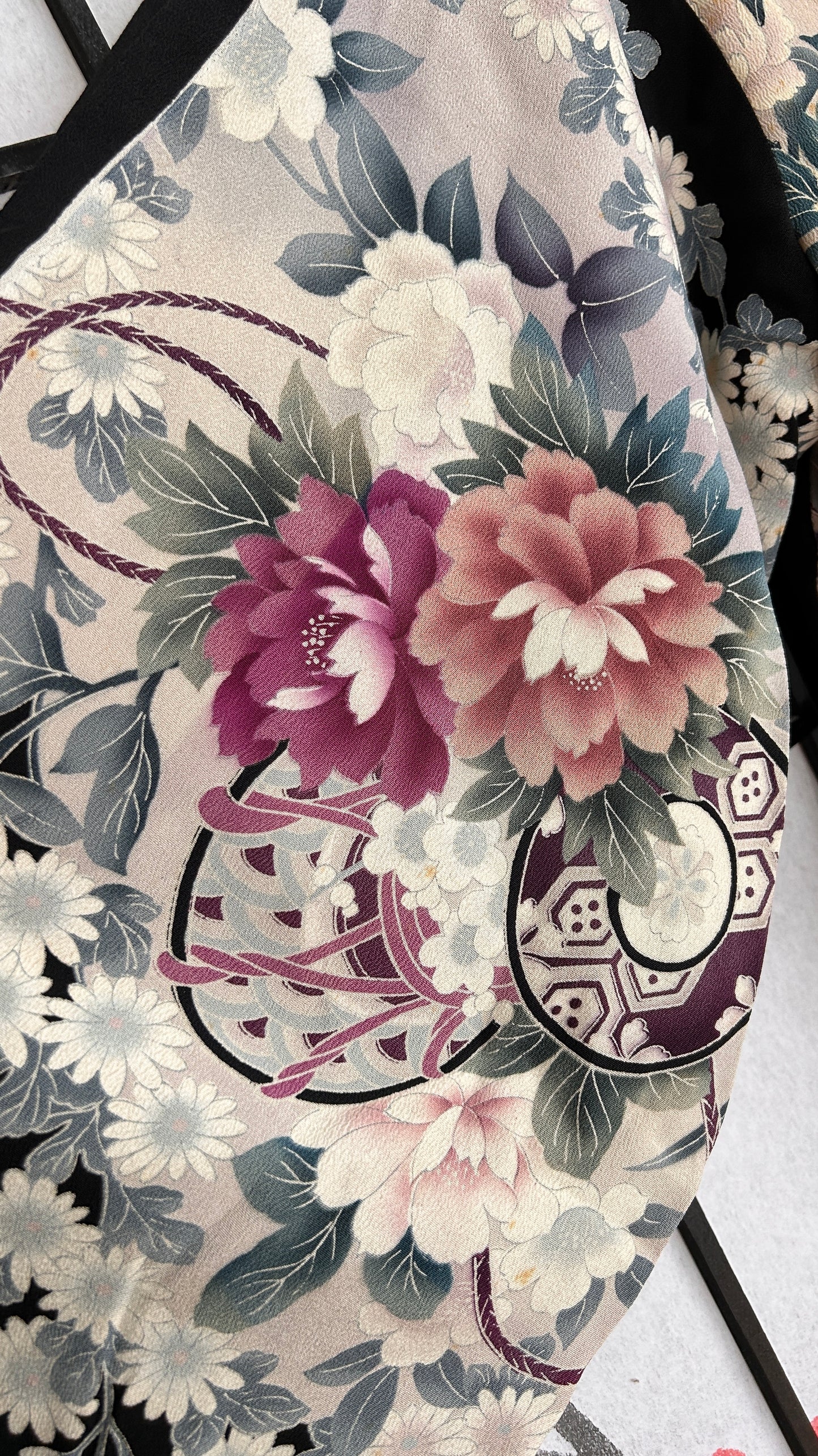 Upcycled Kimono Blazer 2T Black