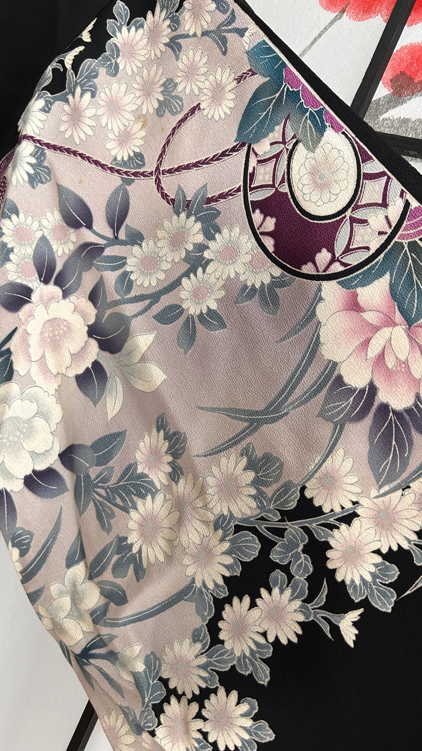 Upcycled Kimono Blazer 2T Black