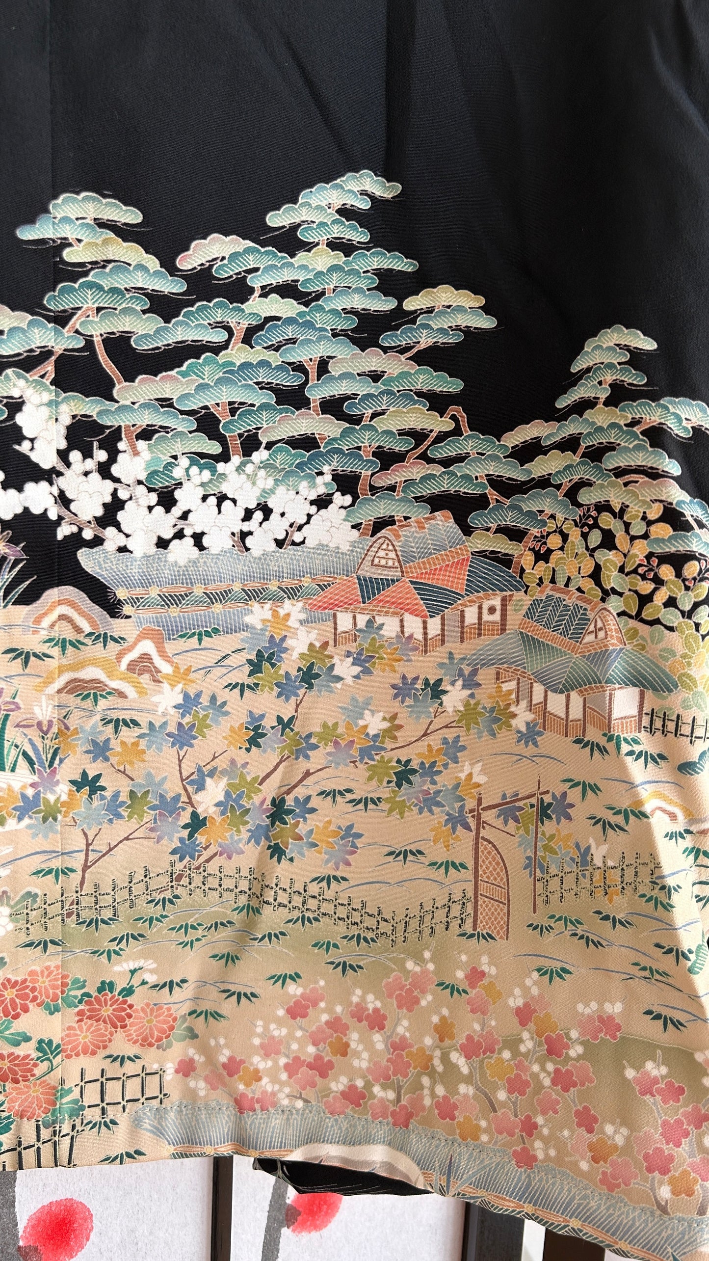 Upcycled Kimono Blazer 2T Black