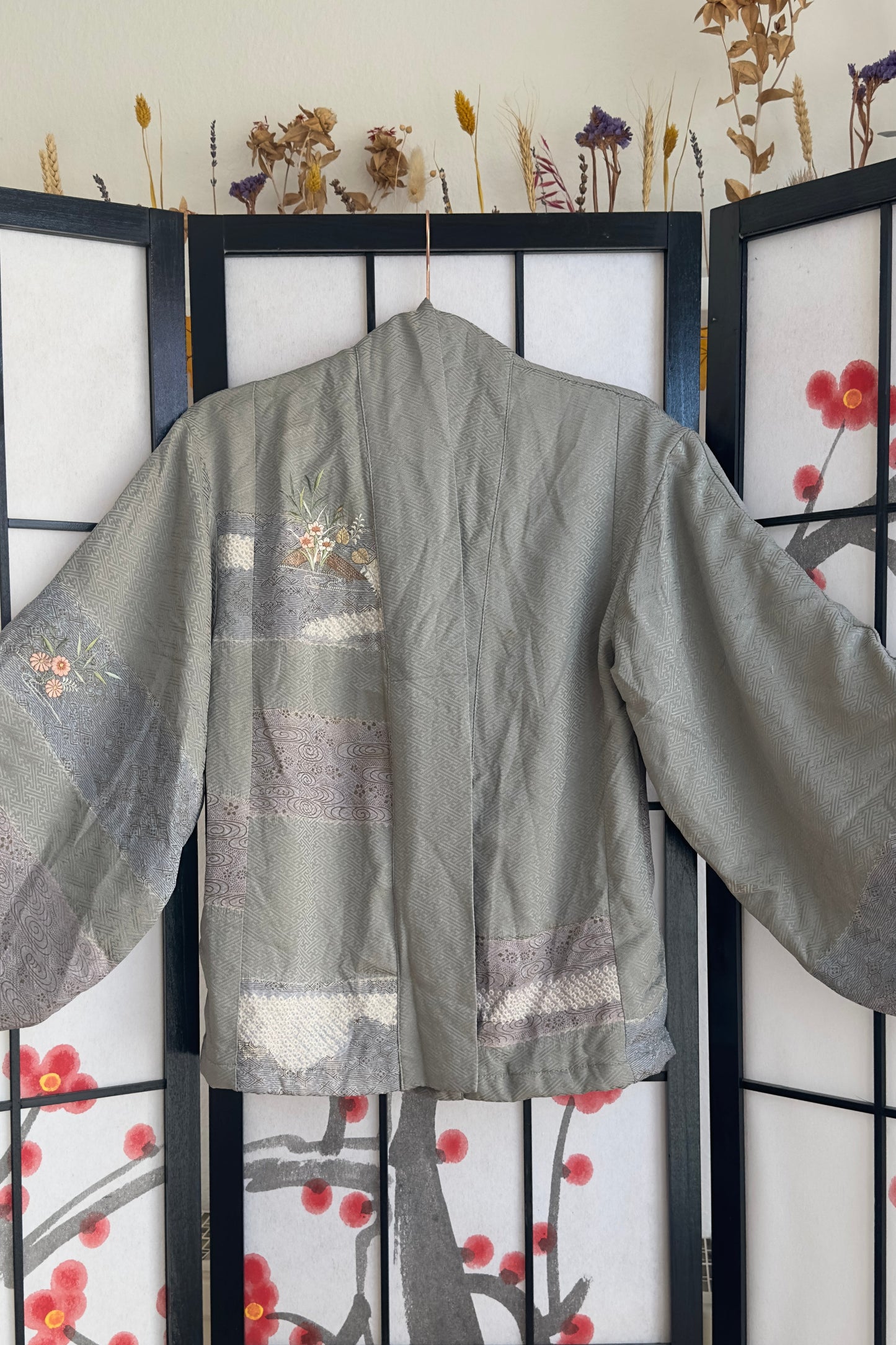Upcycled Kimono Blazer 1T