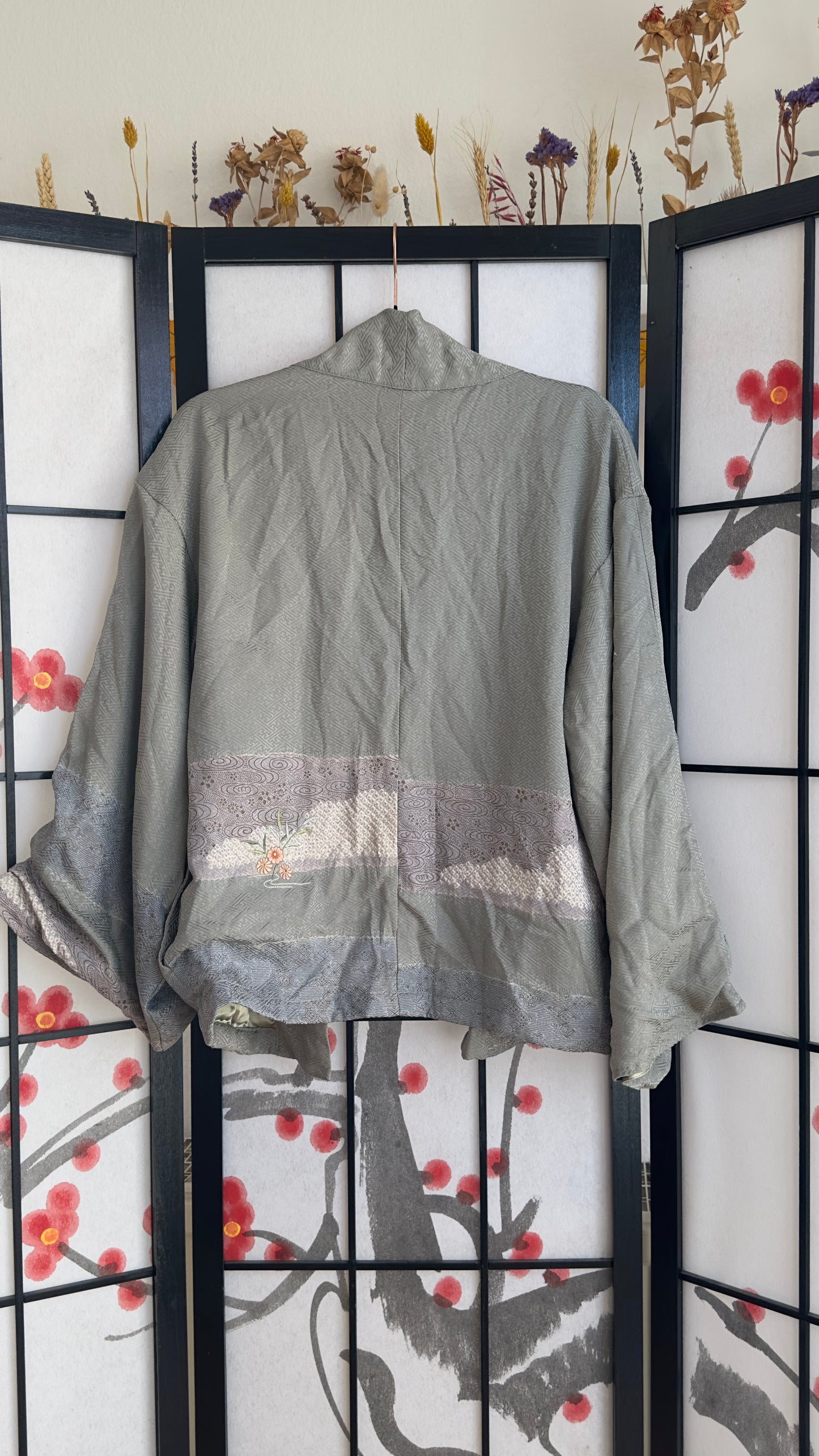 Upcycled Kimono Blazer 1T