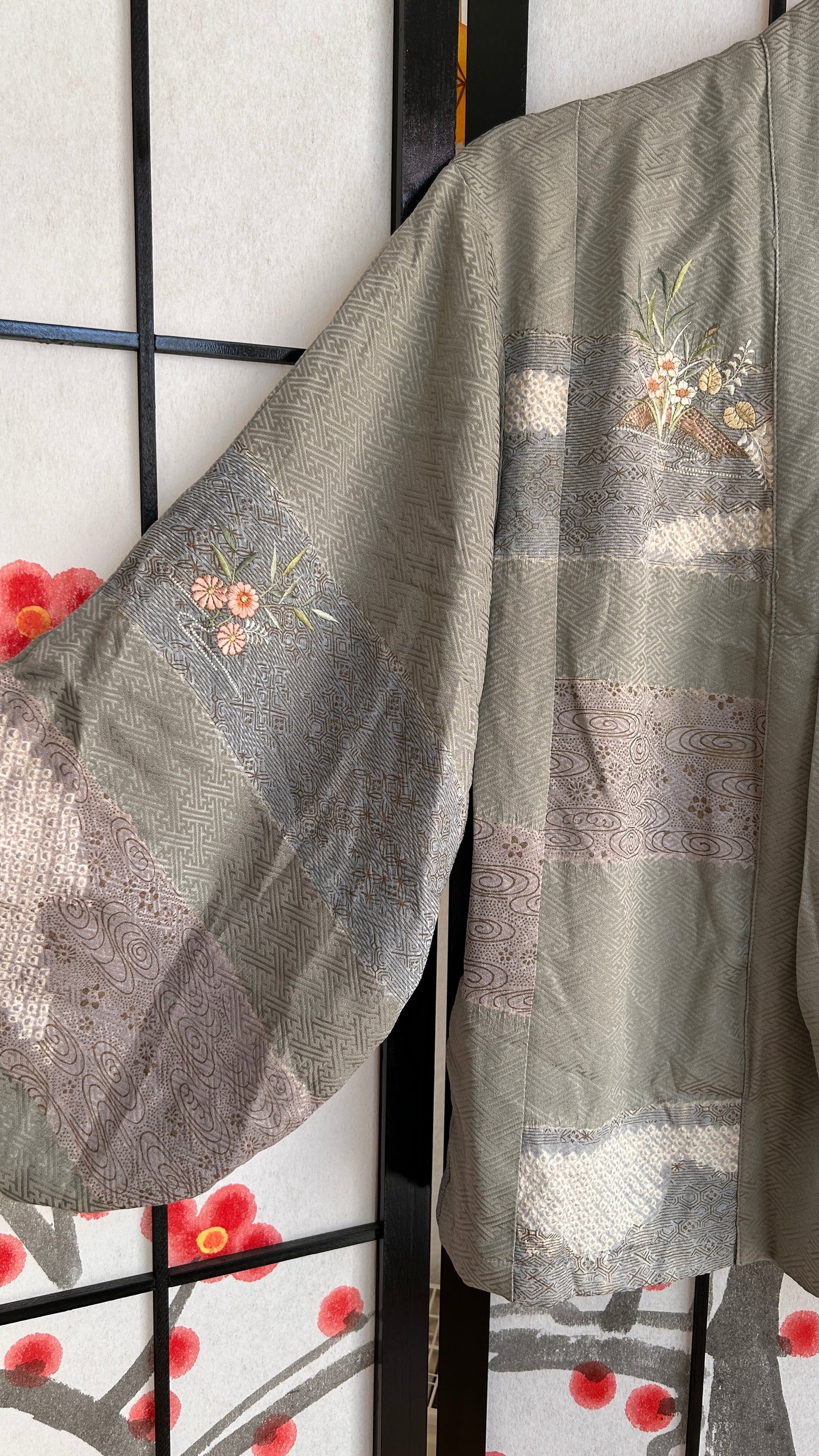 Upcycled Kimono Blazer 1T