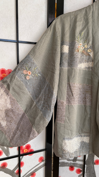 Upcycled Kimono Blazer 1T