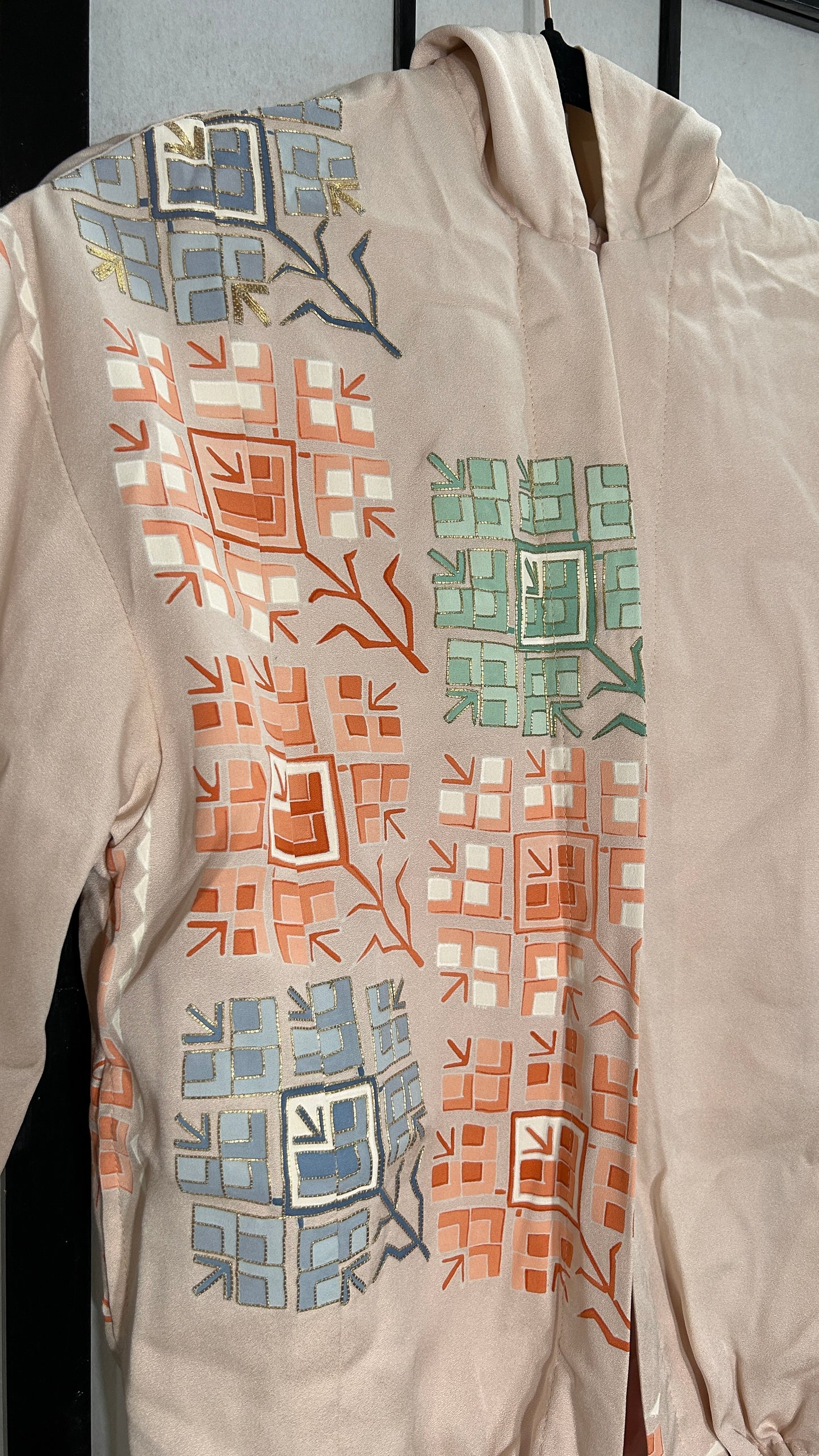 Upcycled Kimono Kodomo Hoodie