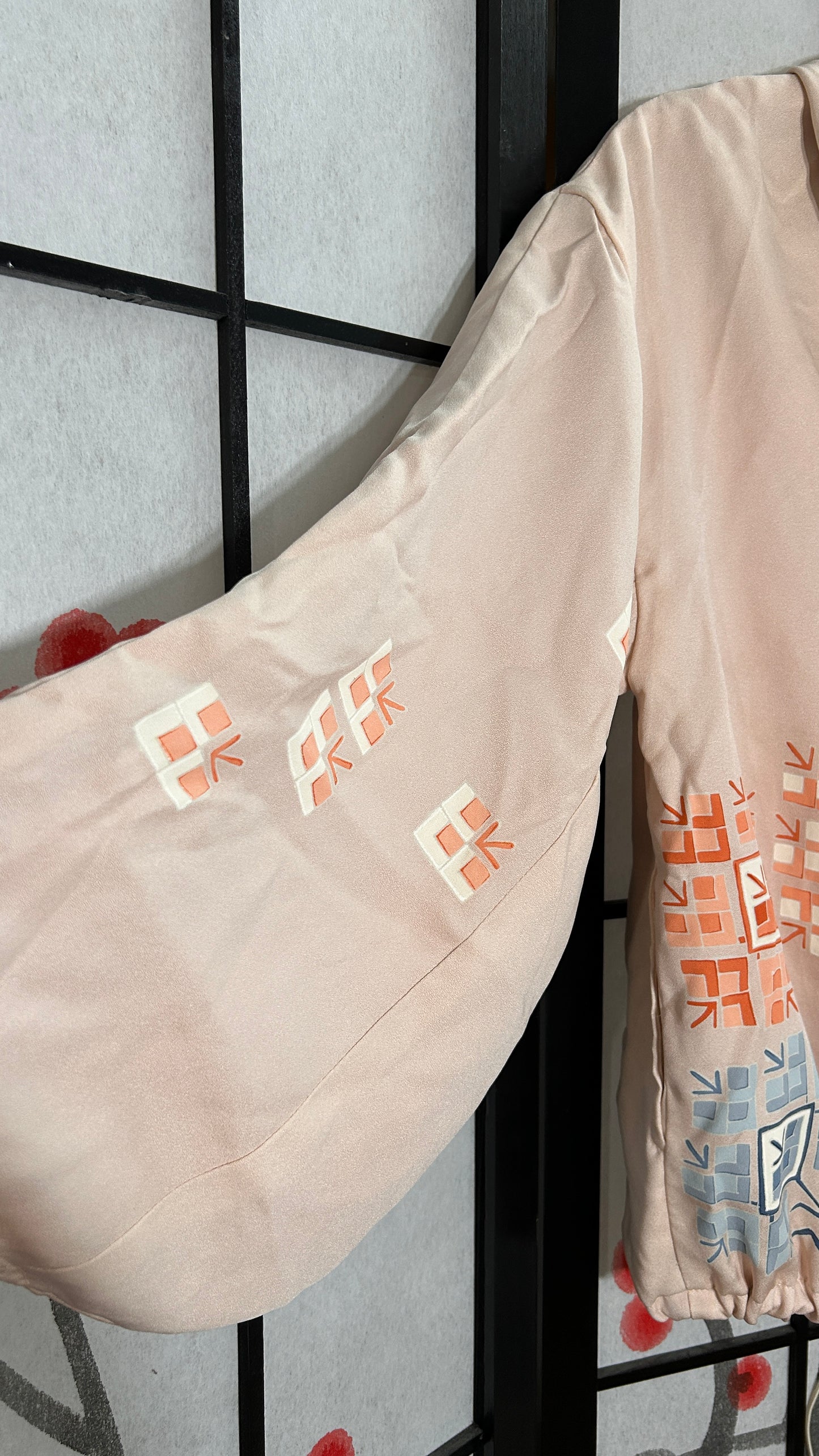 Upcycled Kimono Kodomo Hoodie