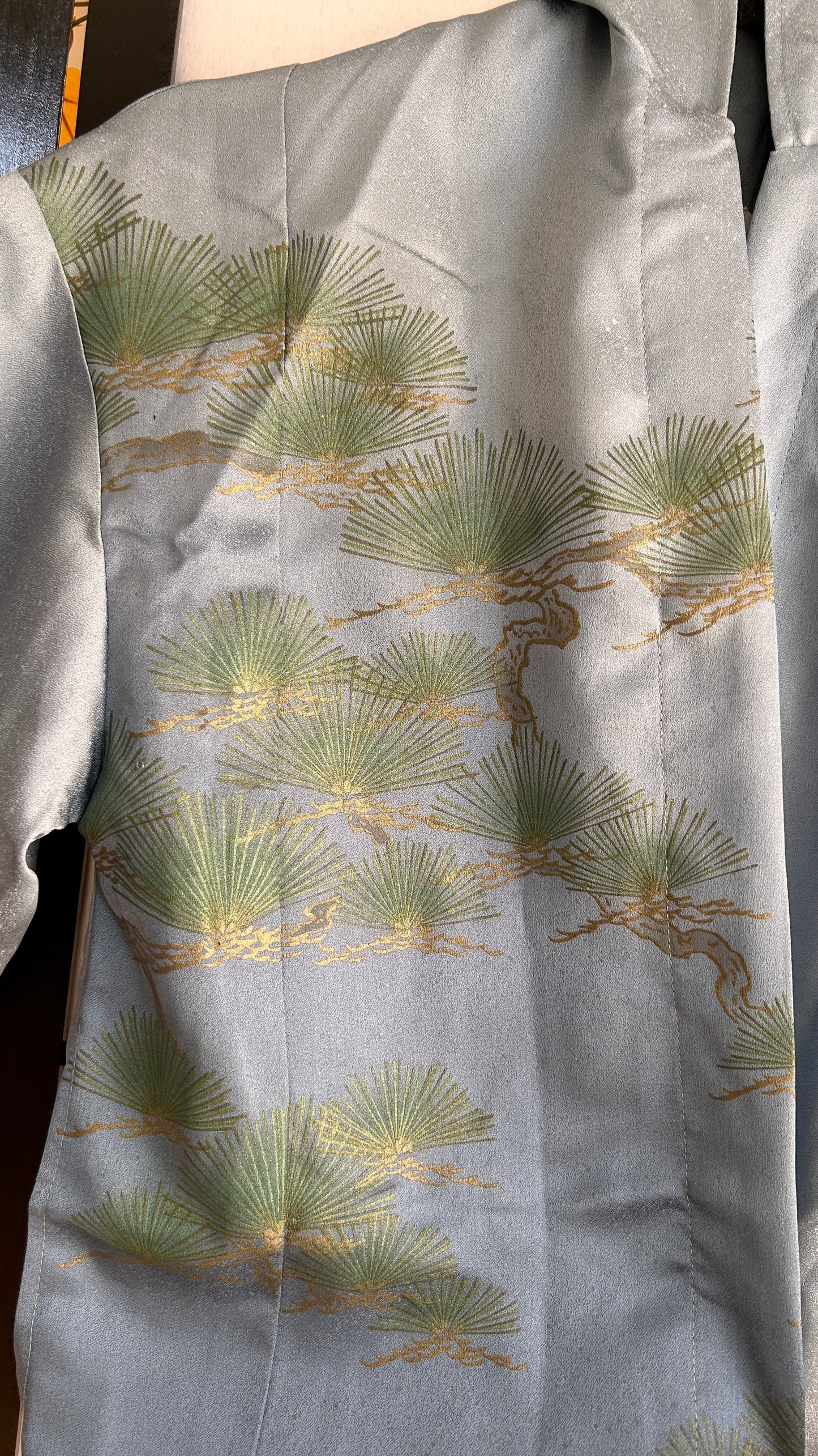 Upcycled Kimono Kodomo Hoodie Blue