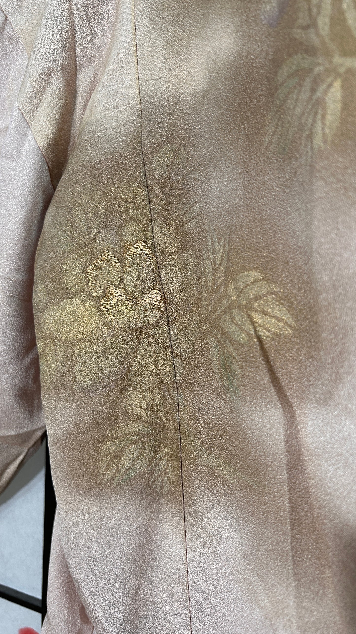 Upcycled Kimono Hoodie with Zipper