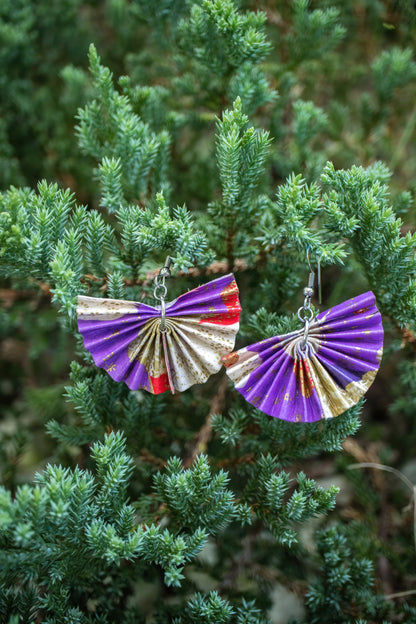 Fan Origami Earrings