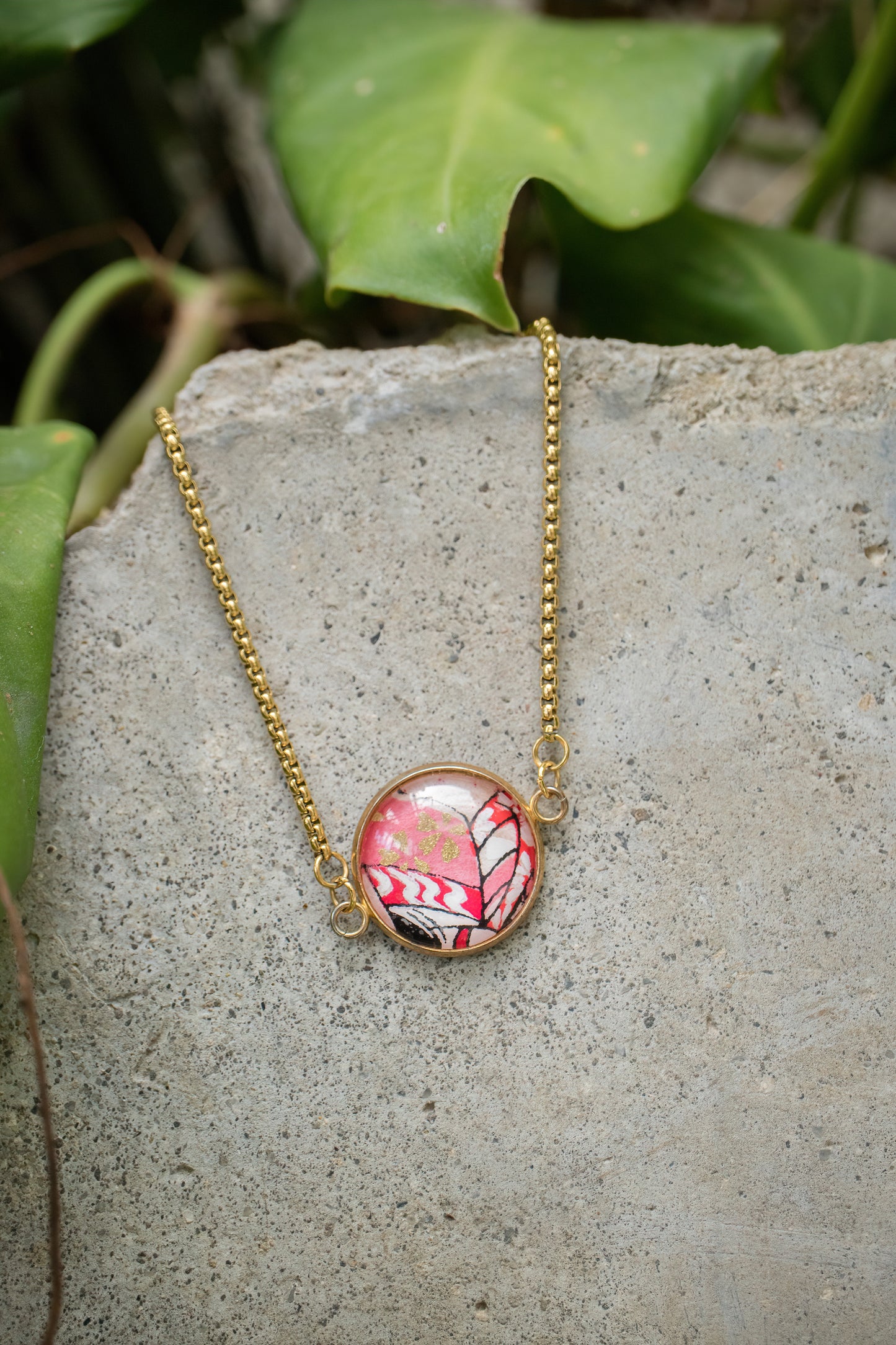 Chiyogami Pendant Bracelet