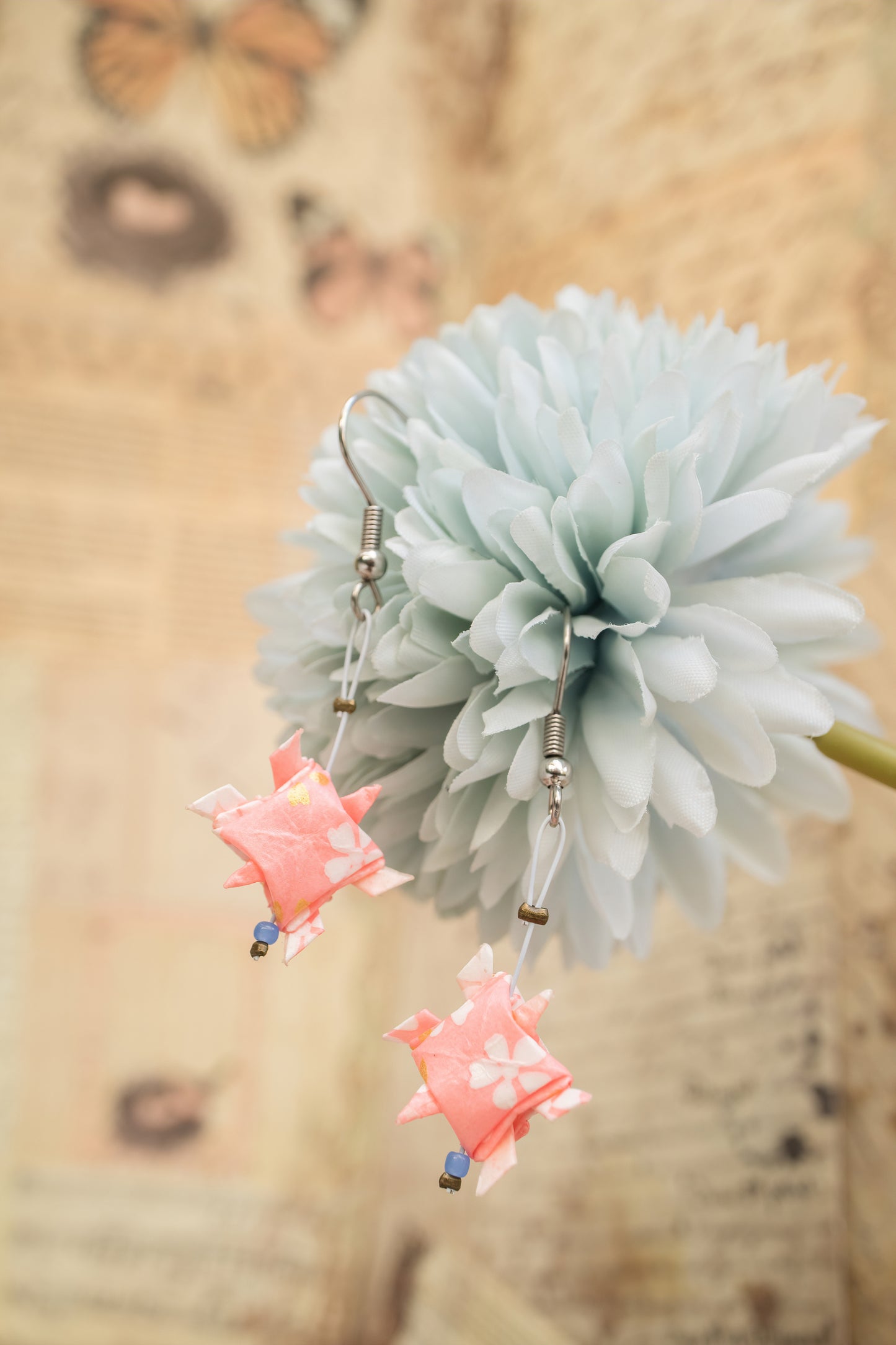 Turtle Origami Earrings