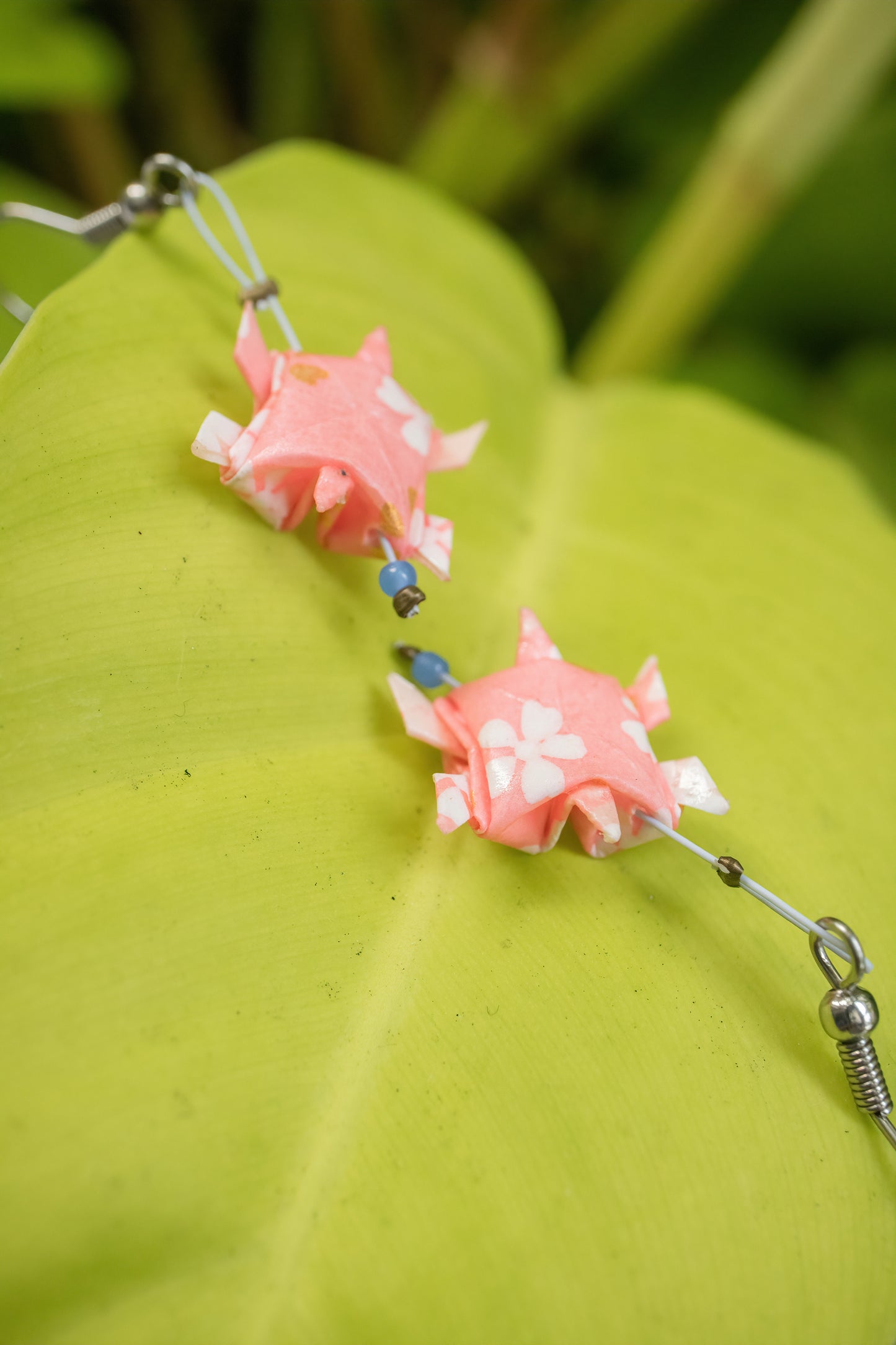 Turtle Origami Earrings
