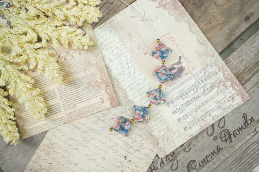 Sonobe Abstract Necklace