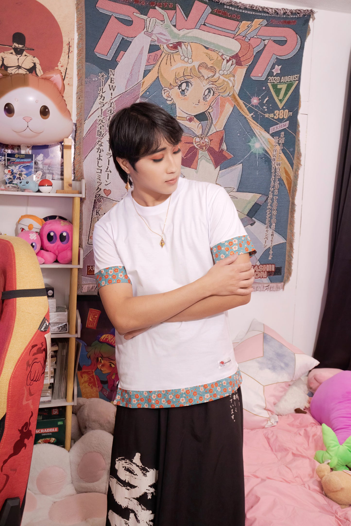 Unisex T-Shirt Regular Fit with Traditional Japanese Fabric