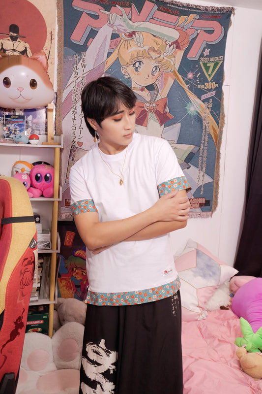 Unisex T-Shirt Regular Fit with Traditional Japanese Fabric