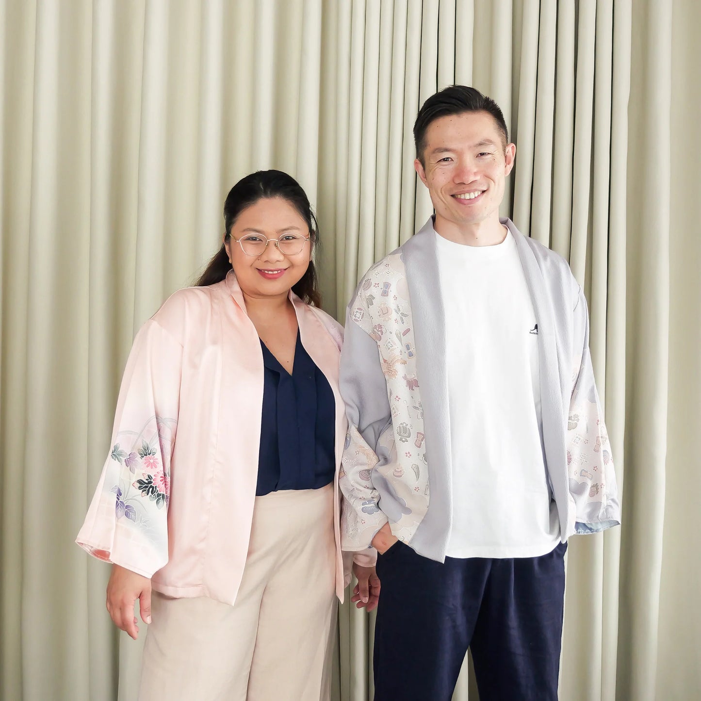 Upcycled Kimono Blazer 1T Black