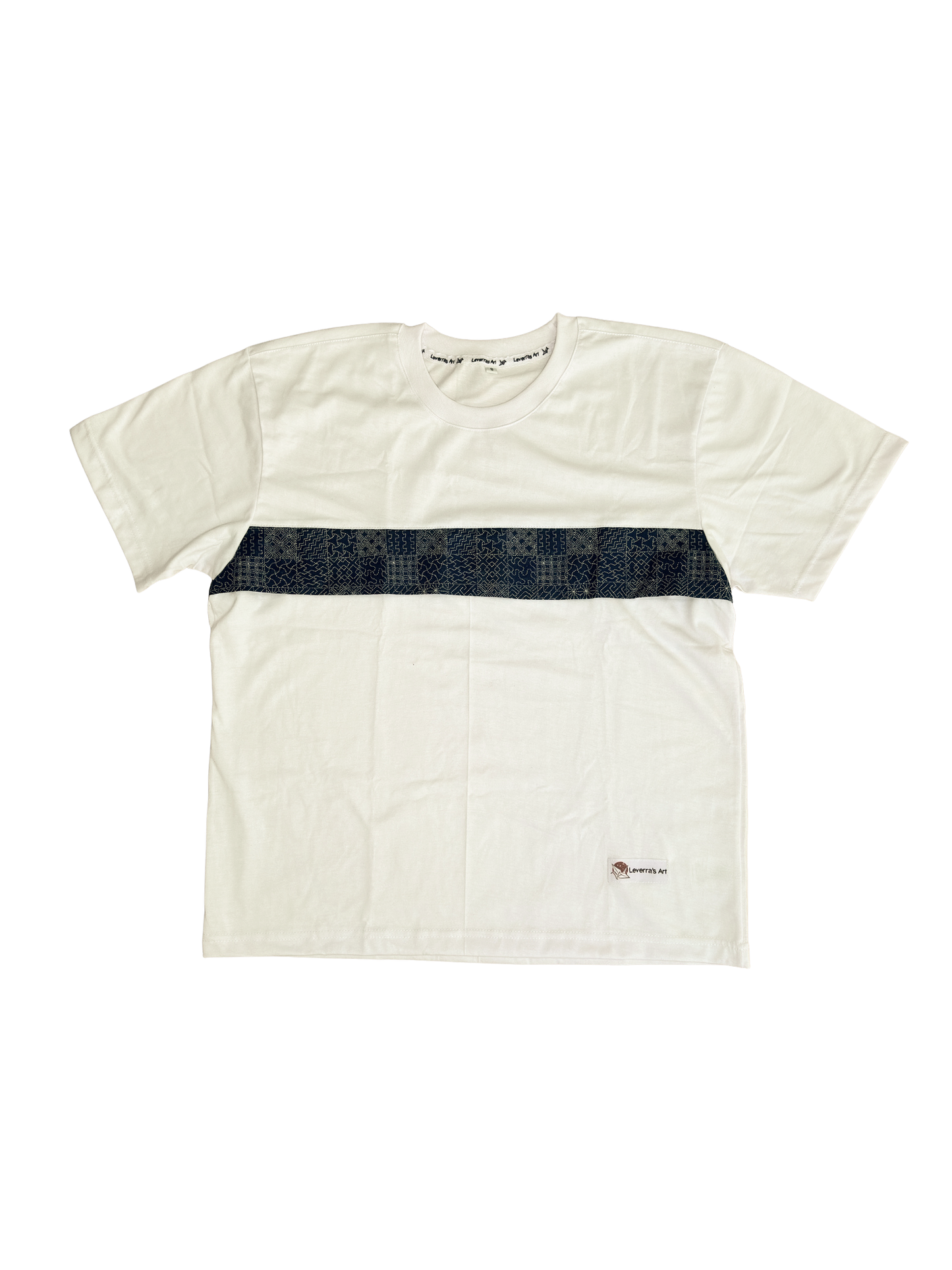 Unisex T-Shirt Loose Fit with Traditional Japanese Fabric