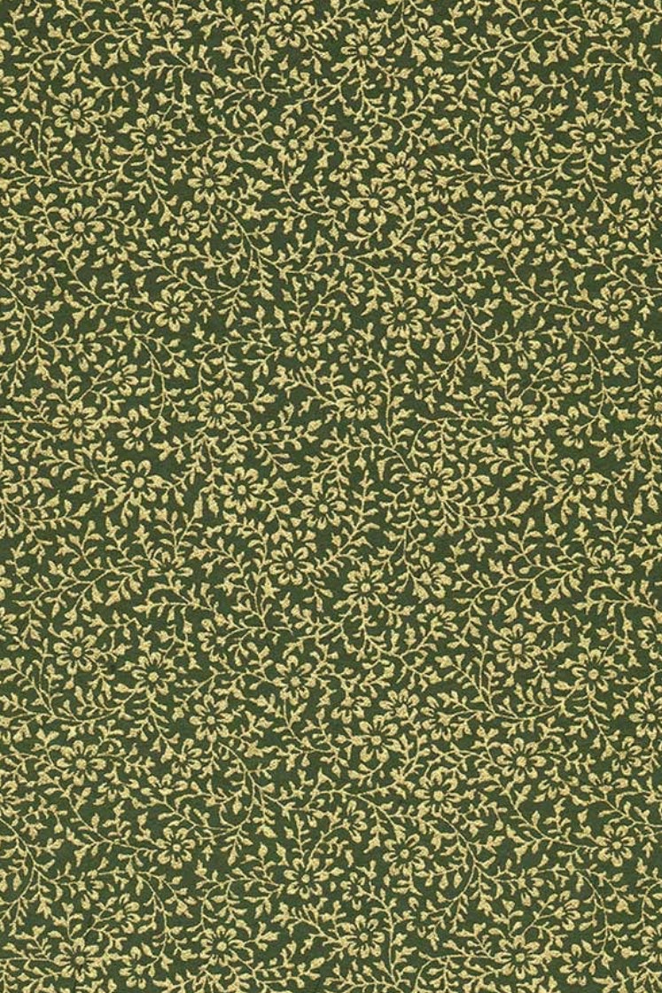 Green fabric texture with a subtle pattern