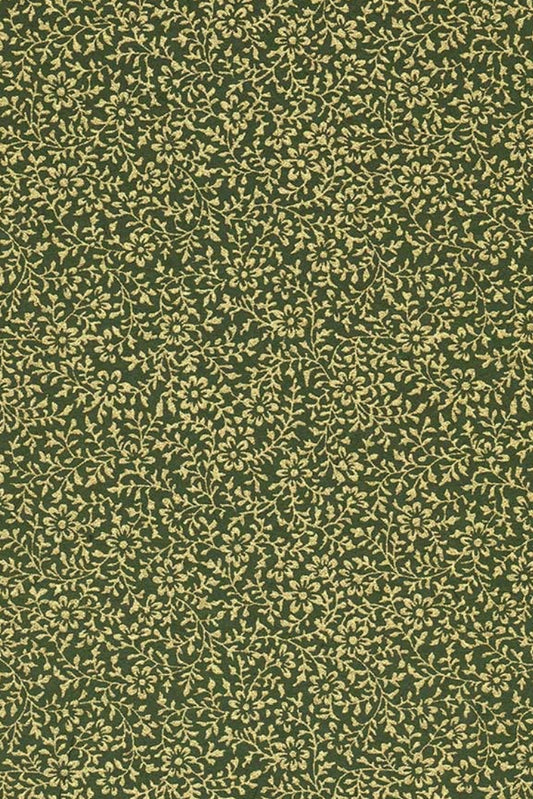 Green fabric texture with a subtle pattern