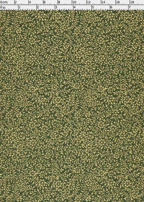 Textured green fabric with a subtle pattern on a white background
