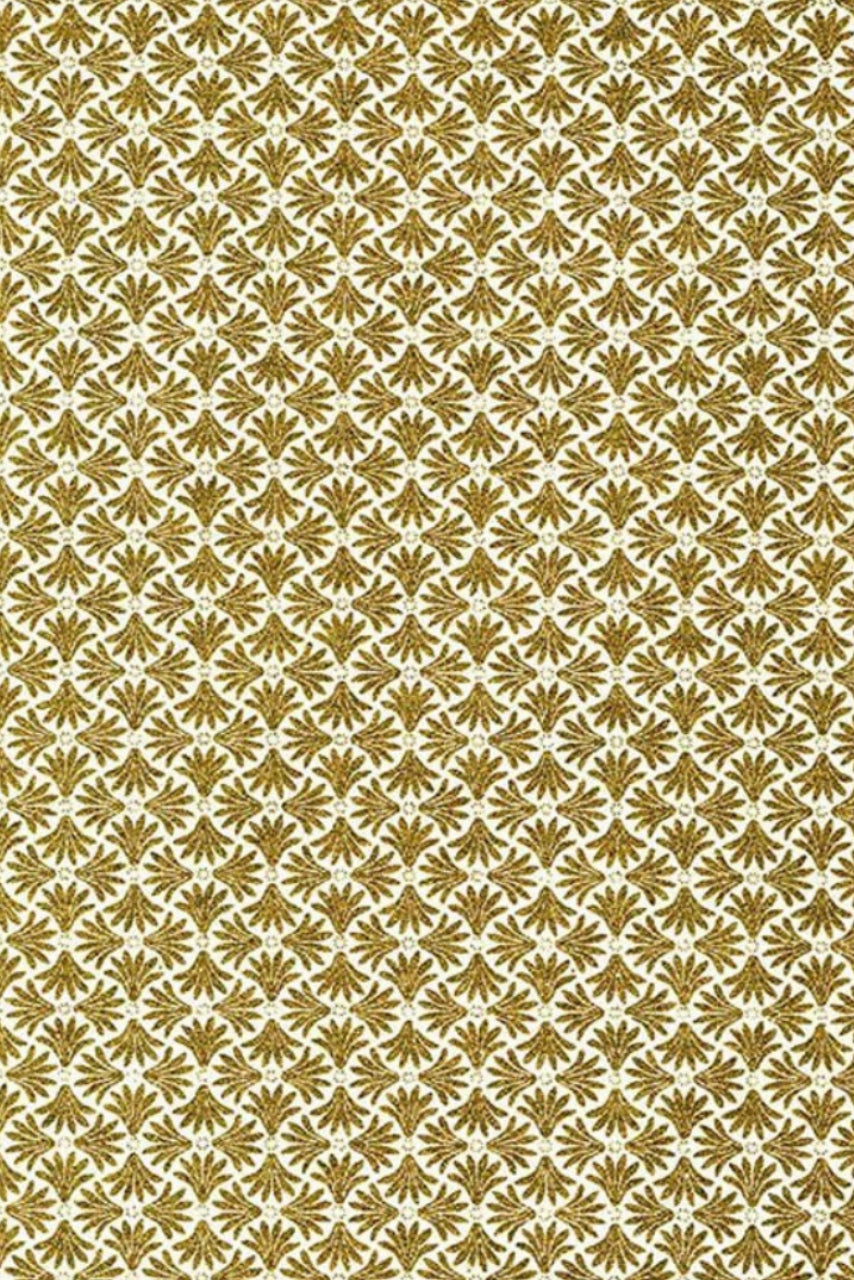 Patterned paper with a geometric design on a white background